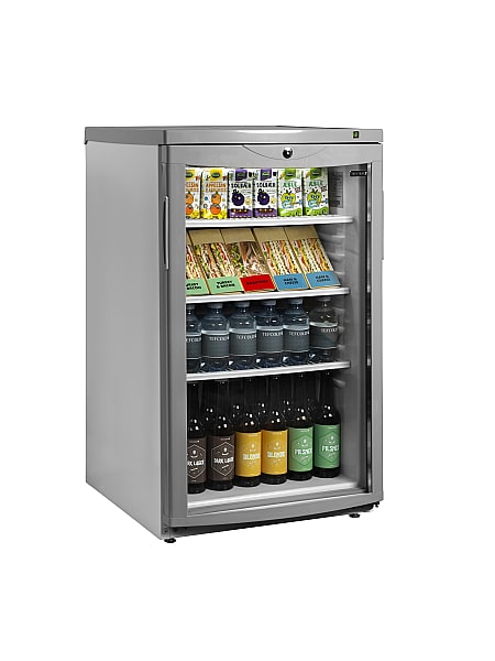 Display køleskab - Tefcold BC145 W/FAN - 105 liter - 45 DB - 1,17 Kw/ 24 timer