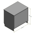 Bagdisk til back bar - 95x70x91,96 cm