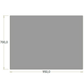 Bagdisk til back bar - 95x70x91,96 cm