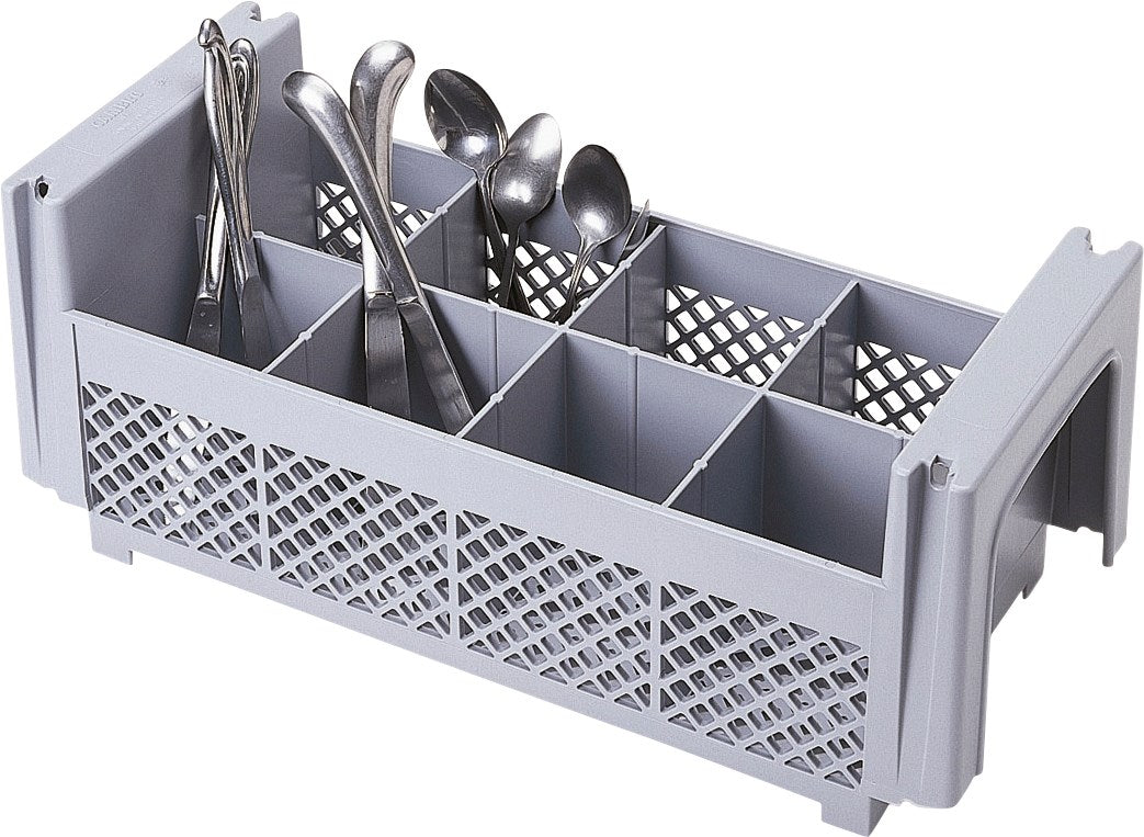 Cambro bestikkurv - 8 rum - Grå - 43 x 21 x H15,5 cm