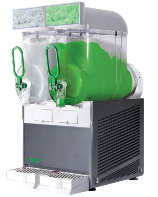 Slush ice dispenser, 2x10L, BRAS FBM 2L