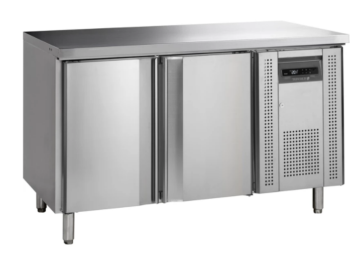 Kølebord med 2 døre - Tefcold CK7210/-SP - 272 liter - 1,98 kw/24 timer - 136 cm bred