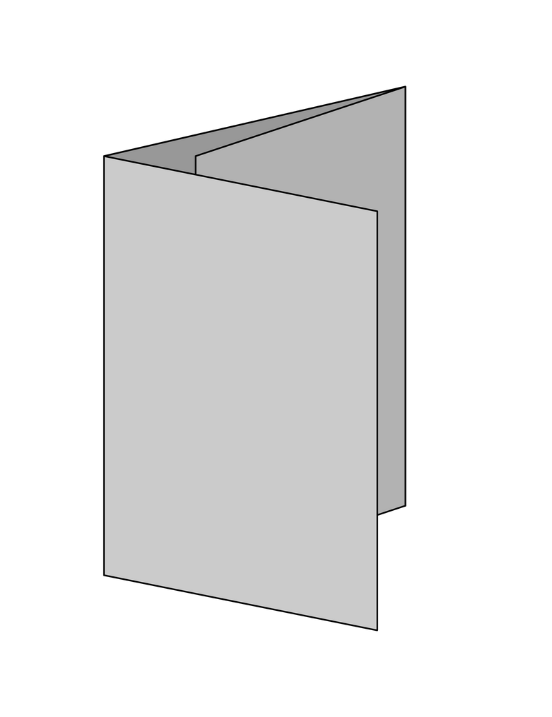 Tryk af menukort - 6-sidet M65 folder i højformat - 297 x 210 mm (A4) udfoldet