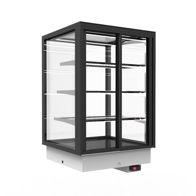 Drop-in varmemontre med tre hylder | Adgang fra en side
