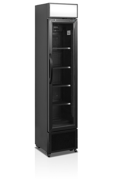 Smalt sort display køleskab - FC175H Black - 114 liter - 45 DB - 2,65 kW/24 timer