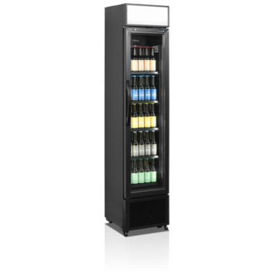 Smalt sort display køleskab - FC175H Black - 114 liter - 45 DB - 2,65 kW/24 timer