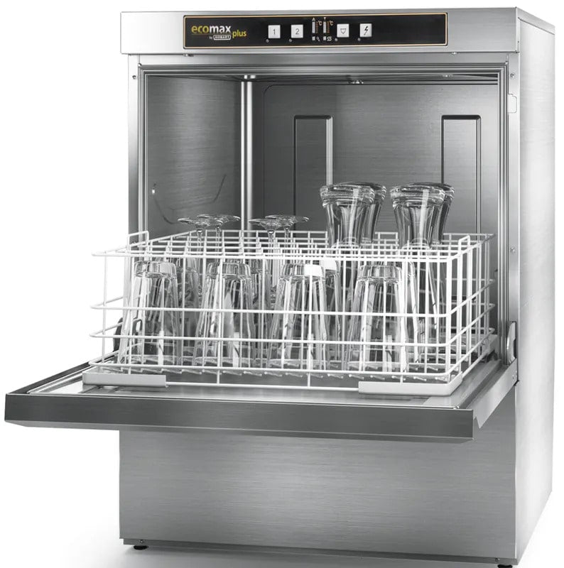 Hobart Ecomax F504 - Underbordsopvasker til glas og porcelæn 60/150 sek
