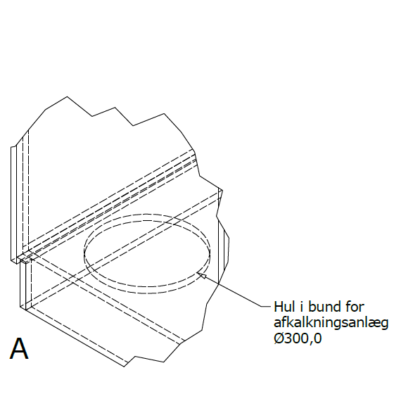 Høj frontdisk til "Compact" espressomaskine - 95x71x119 cm
