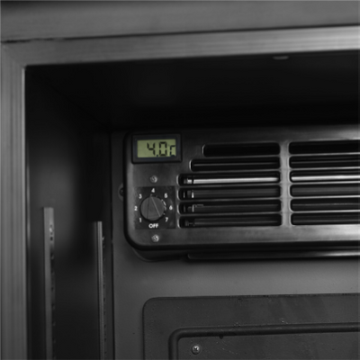 Smalt sort display køleskab - FC175H Black - 114 liter - 45 DB - 2,65 kW/24 timer