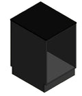 Frontdisk til isterningmaskine - 60x70x91,96 cm