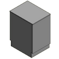 Lav frontdisk til ekspedition (kassedisk) - 55x71x92 cm