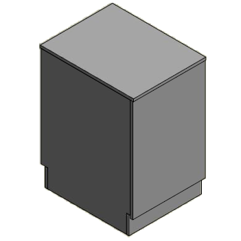 Lav frontdisk til ekspedition (kassedisk) - 55x71x92 cm
