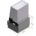 Lav frontdisk til Sayl Tower kølevitrine - 72x71 cm