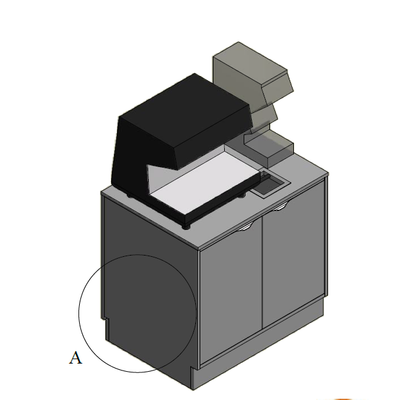 Lav frontdisk til "Compact" espressomaskine - 95x71x92 cm