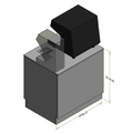 Lav frontdisk til "Compact" espressomaskine - 95x71x92 cm