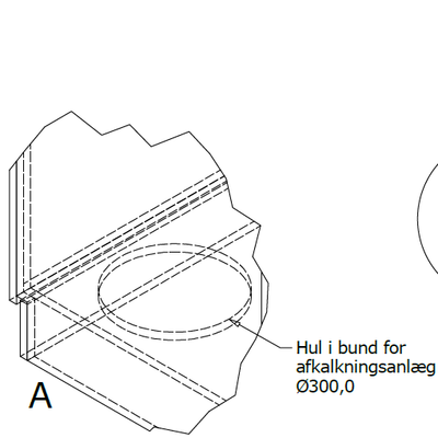 Lav frontdisk til espressomaskine - 140x71x92 cm
