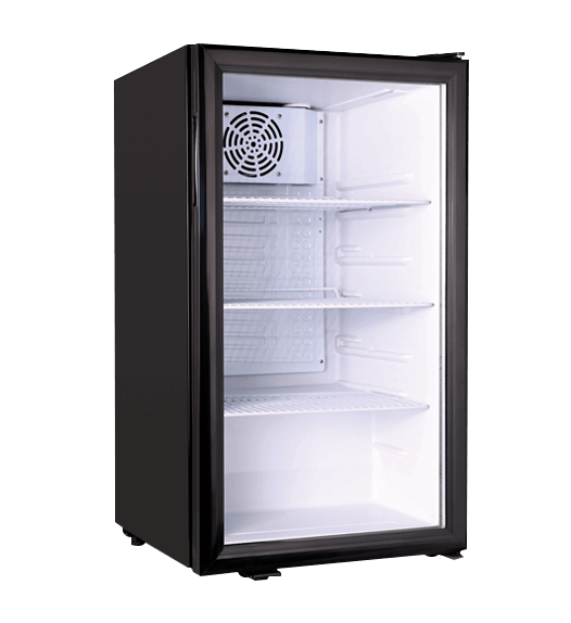 Mini køleskab med tre hylder