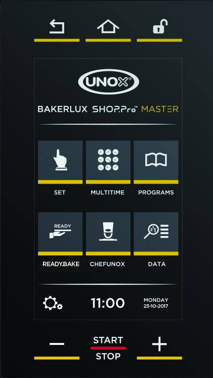 Unox Bakerlux "Rosella.Matic (MASTER) - Bakeoff oven with steam - 4 plates - 40 x 60 cm - 6.9 kW