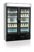 Display Køleskab - Tefcold NC5000G - 1079 liter - 2,81  kW/24timer - 45 DB