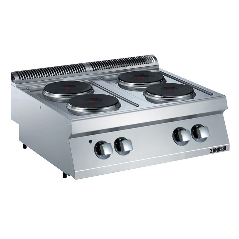 El kogebord 4 x 2,6 kW - Zanussi EVO700 - 800 mm