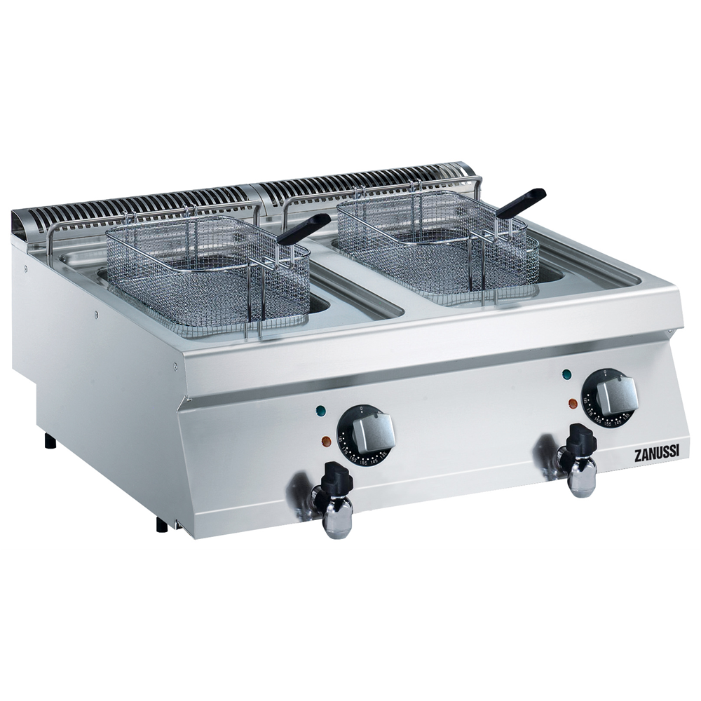 El bordfriture med skjulte varmelegemer - 2x7 liter - 10,8 kW - Zanussi EVO700 - 800 mm
