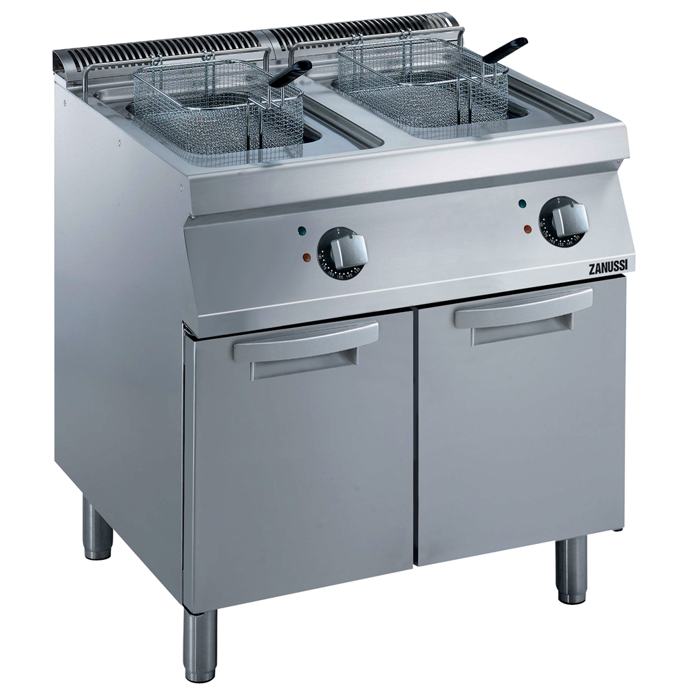 El gulvfriture med skjulte varmelegemer - 2x7 liter - 10,8 kW - Zanussi EVO700 - 800 mm