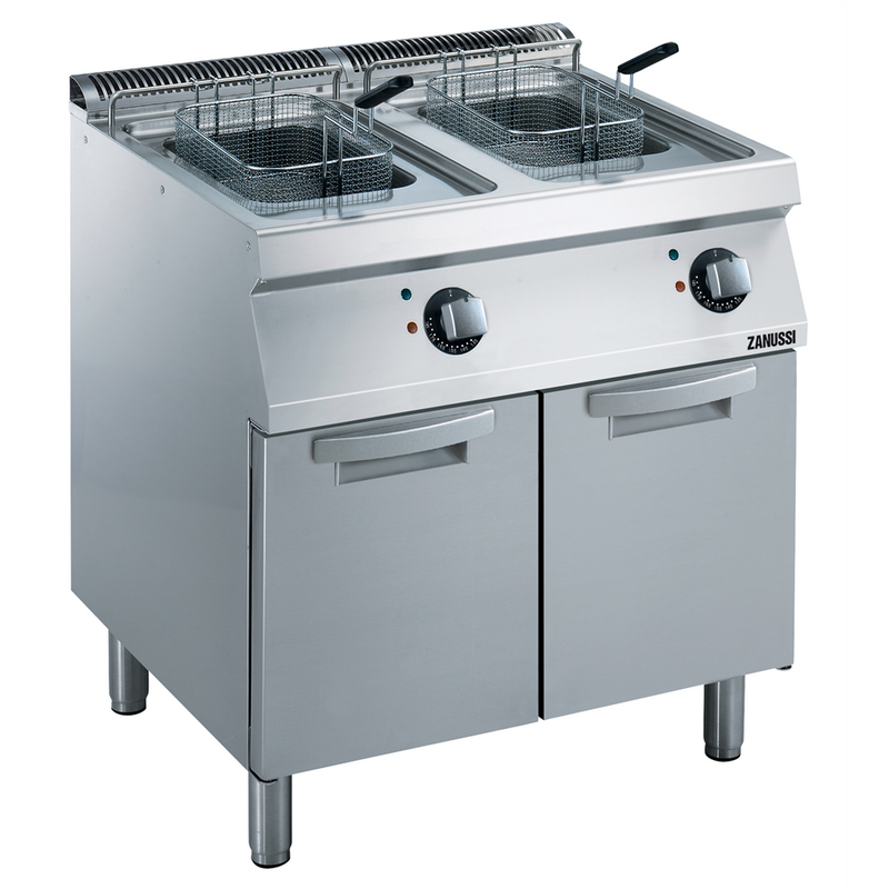 El gulvfriture med skjulte varmelegemer - 2x15 liter - 20 kW - Zanussi EVO700 - 800 mm