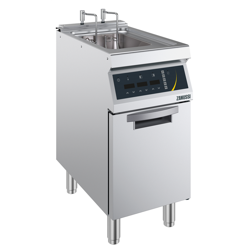 Programerbar gulvfriture med automatisk kurveløft - 15 liter - 10 kW - Zanussi EVO700 - 400 mm