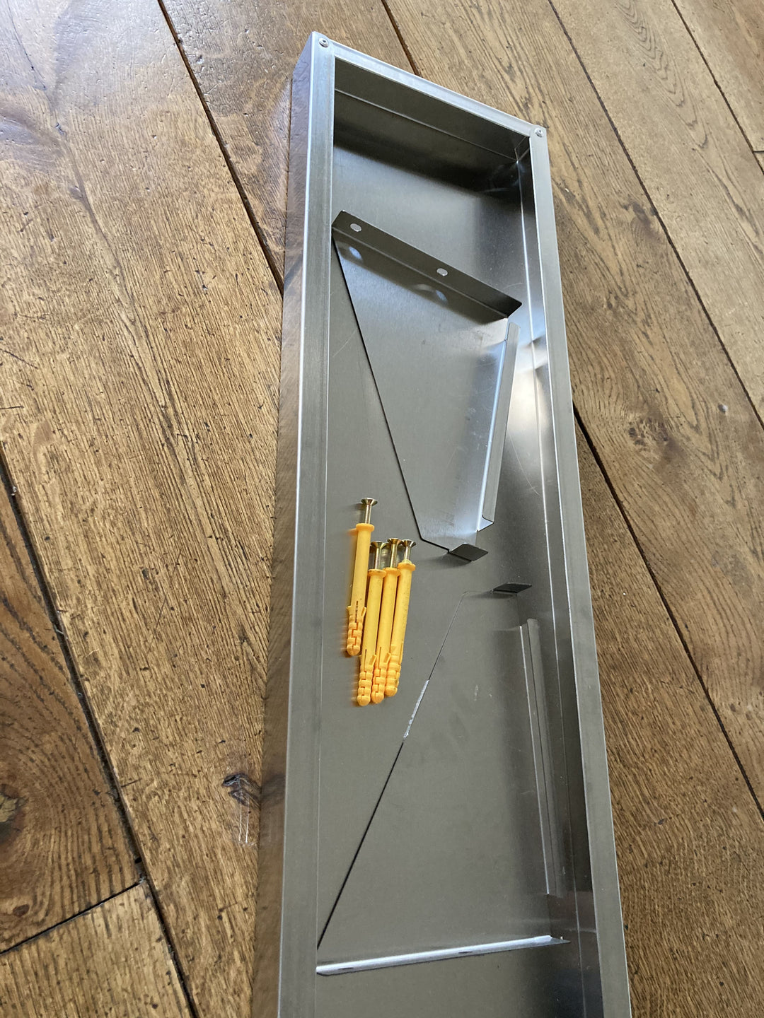 Stainless steel shelf - 120 x 30 cm