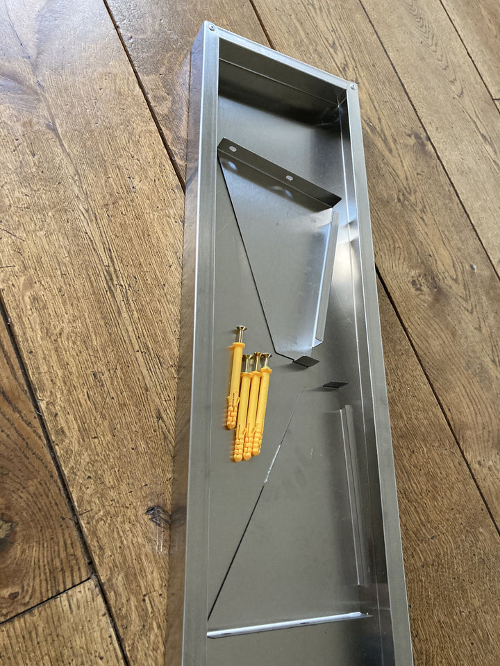 Stainless steel shelf - 120 x 30 cm