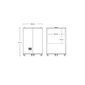 Tøndekøler - Scandomestic TK 86 BE - Statisk - 88 liter - 0,45 kwh/24 timer
