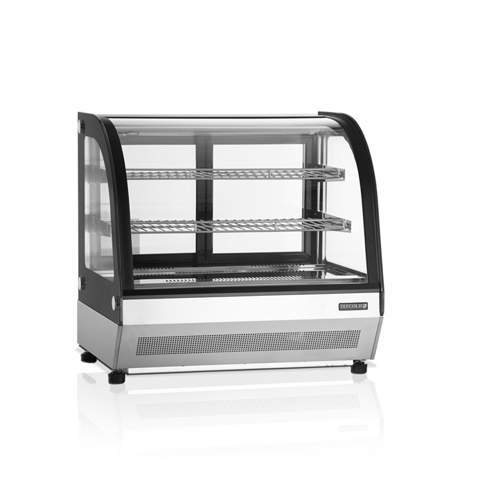 Refrigerated display, countertop - Tefcold LCT750C/BLACK - Ventilated - 60 liters - 4.13 kW/24 hours