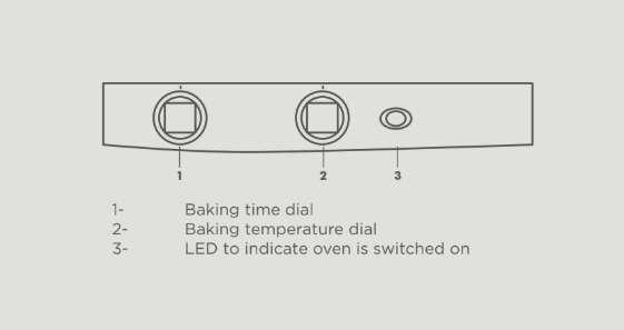 Unox Linemicro "Lisa" - Convection oven with 3 baking trays (46 x 33 cm)