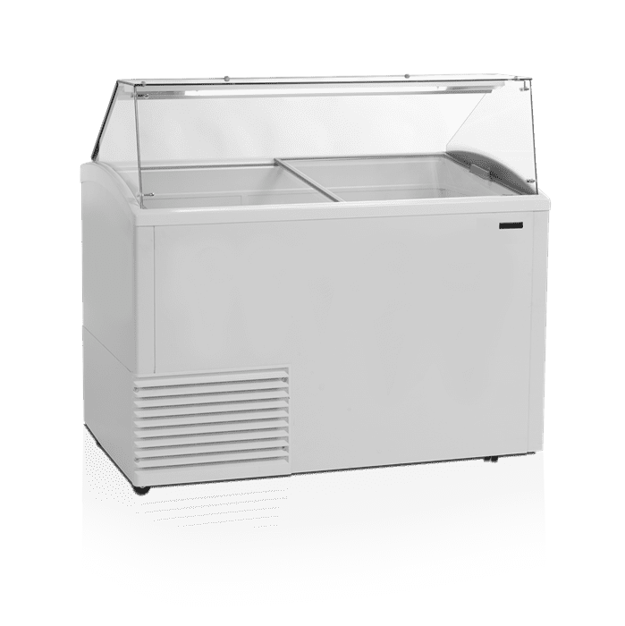 Isdisk til 10 x 5 liter scoop is (skydelåge) - RS10P - 5,12 kw/24 timer