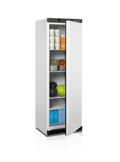 Lagerkøleskab - Tefcold UR400 - 350 liter - 40 DB - 1,31 kw/24 timer (50,5 x 41,5 cm hylder)