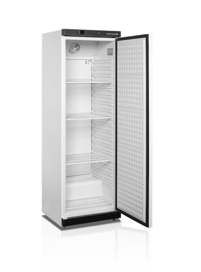 Lagerkøleskab - Tefcold UR400 - 350 liter - 40 DB - 1,31 kw/24 timer (50,5 x 41,5 cm hylder)