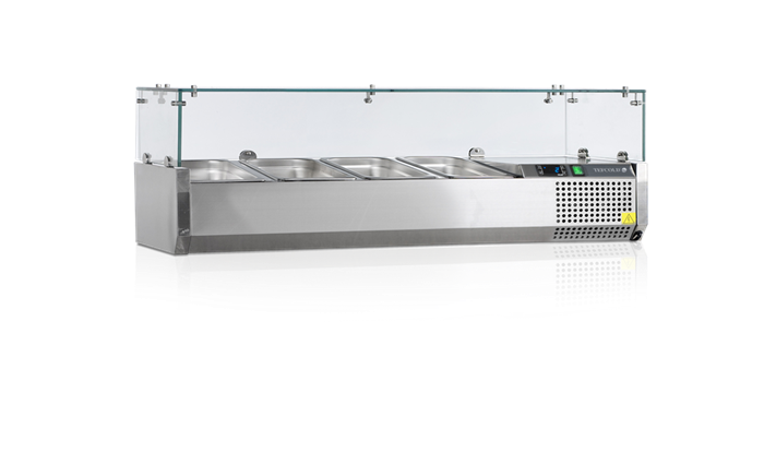 Tefcold VK33-120 - køleopsats til 4 x GN 1/4 - 120 cm bred