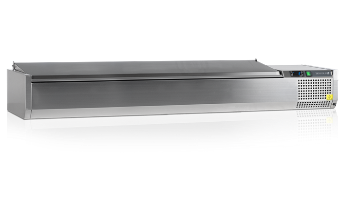 Tefcold VK 33-200-SS - Køleopsats til 9 x GN 1/4 - 200 cm bred