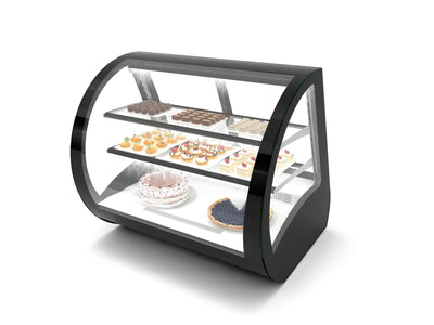 Kølemontre til bord - SAYL Vela VV - Ventileret køl - 80 x 70 x 74 cm (Til dessert, salat, frugt, sandwich, drinks, snacks)