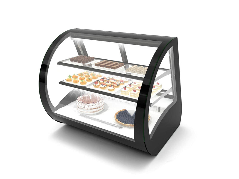 Kølemontre til bord - SAYL Vela VV - Ventileret køl - 80 x 70 x 74 cm (Til dessert, salat, frugt, sandwich, drinks, snacks)