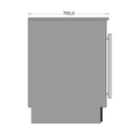 Bagdisk til lille vinskab - 35x70x91,96 cm