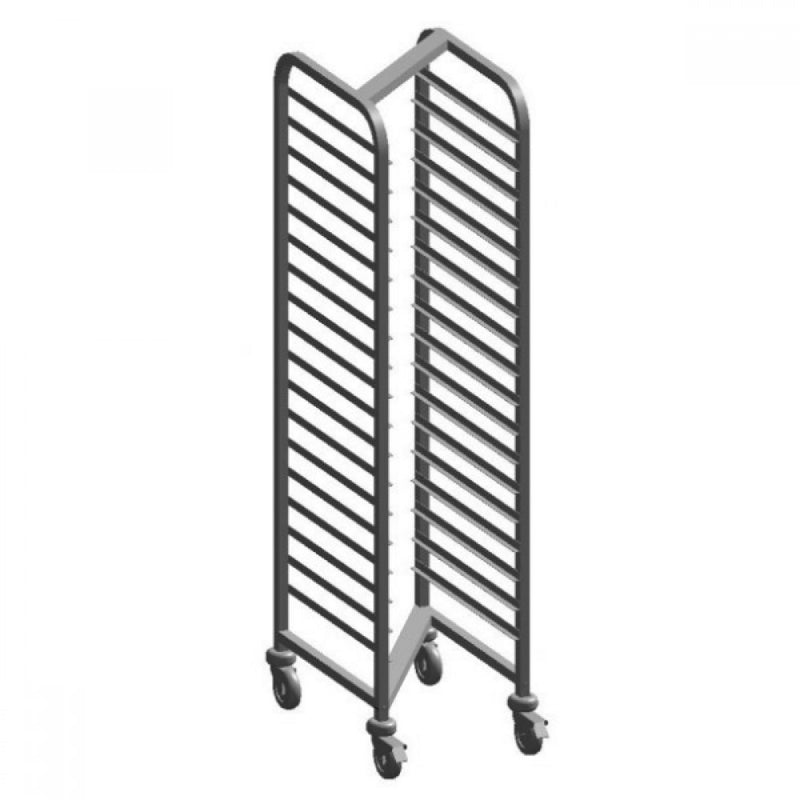 Butiksvogn til bageplader 40 x 60 cm