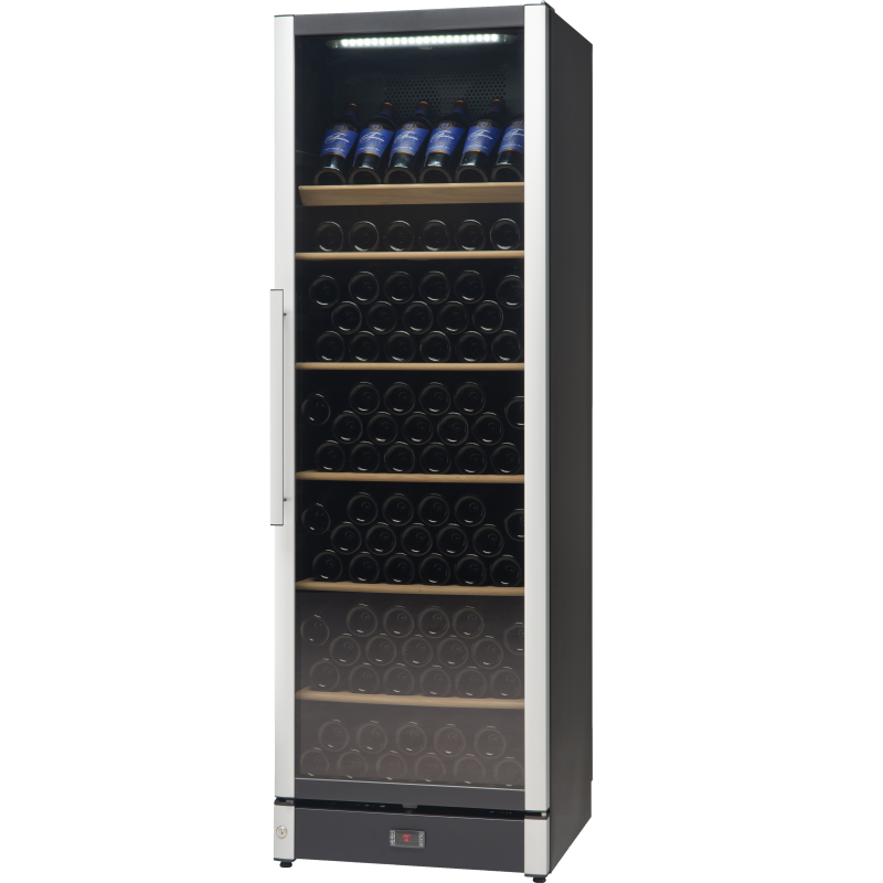 Vinkøleskab med multizone - Vestfrost W 185 - 5 til 22°C - Statisk - 197 flasker - 0,5 kW/24 timer