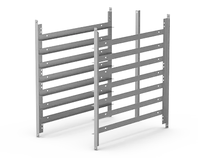 Indsatse til understel - 7 plader GN 1/1 - Til CHEFLUX XR118 og XR168