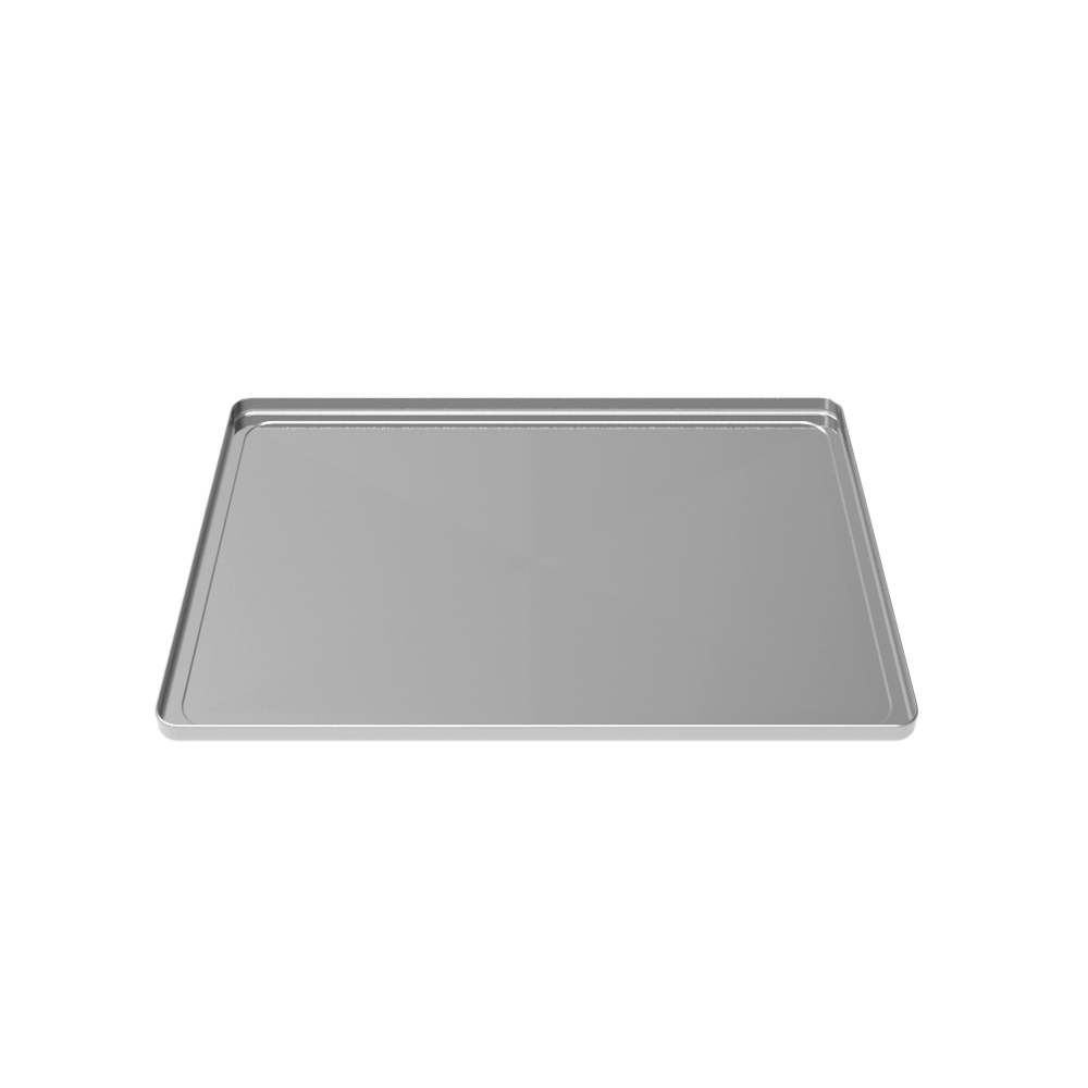 2 stk. Bageplade m. lige kant - Aluminium - 60 x 40 x 1,5 cm