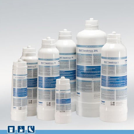 BWT Bestmax filterpatron XL med monteringssæt til isterning maskine (3.500 til 7.000 liter på et år)