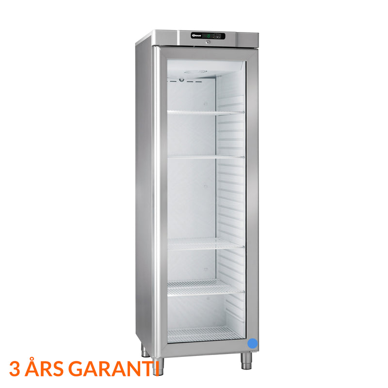 Display Fryser- GRAM FG 410 RG - 266 liter - 59,5 cm bred - 3,37 kw/24 timer - 36 DB (Støjsvag og energivenlig)