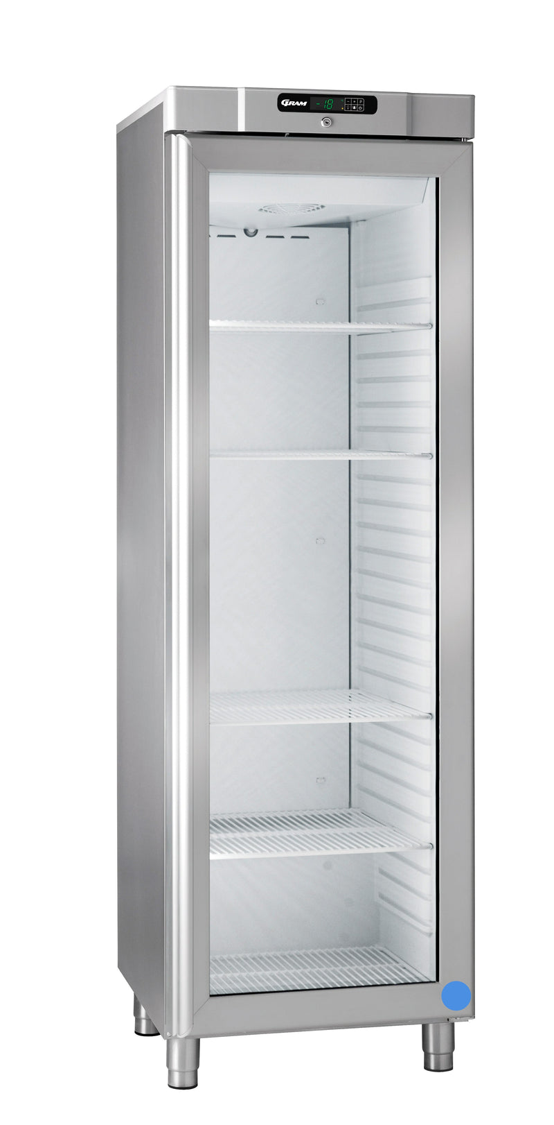 Display Fryser- GRAM FG 410 RG - 266 liter - 59,5 cm bred - 3,37 kw/24 timer - 36 DB (Støjsvag og energivenlig)