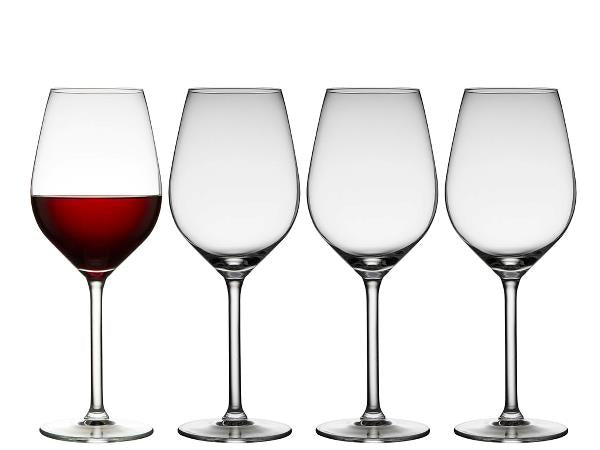 4 stk. Lyngby Glas Juvel Rødvinsglas 50 cl, klar