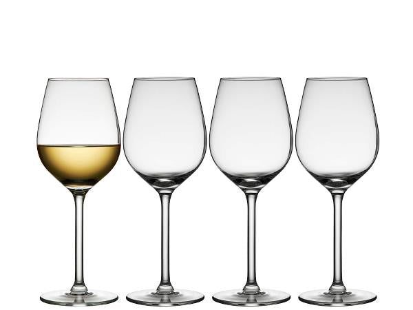 4 stk. Lyngby Glas Juvel Hvidvinsglas 38 cl, klar